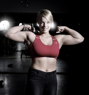 Chicas musculares al azar