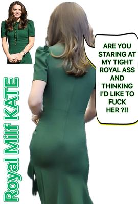 Royal Milf Cum Slut Princesa Kate Middleton também é apenas uma mulher