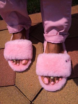 Feet with shoes for fap 