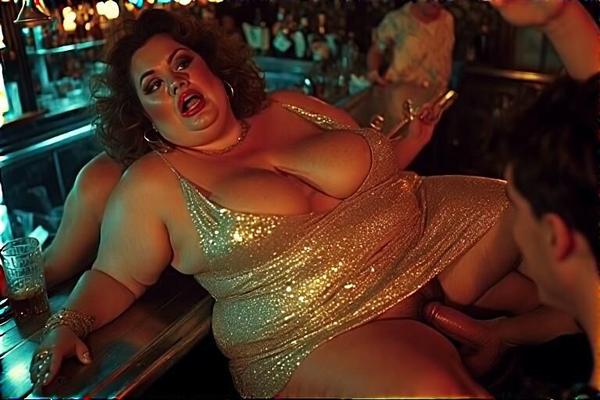 The fat slags off the estate have a night out