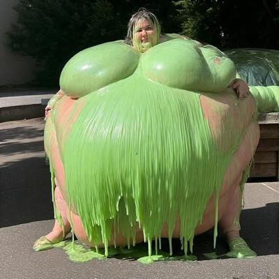 ぬるぬるした塊