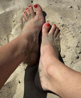Kristins Strandfüße