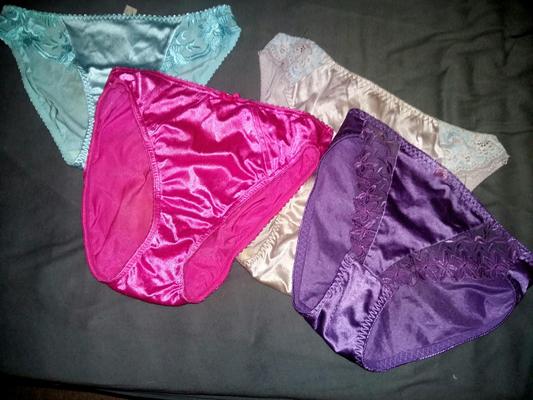 Satin fetish 