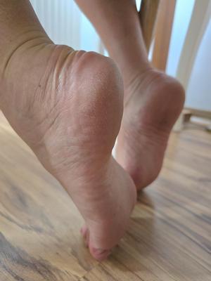 Feet under the desk