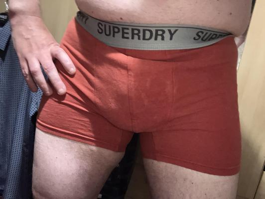 Pissing on someone BF Underwear 